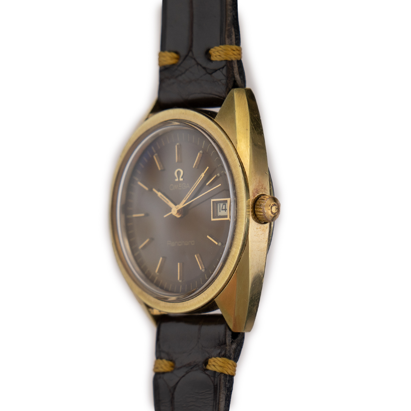 OMEGA BELGIAN RANCHERO 136.0106 ‘ RARE BROWN DIAL  -1976-