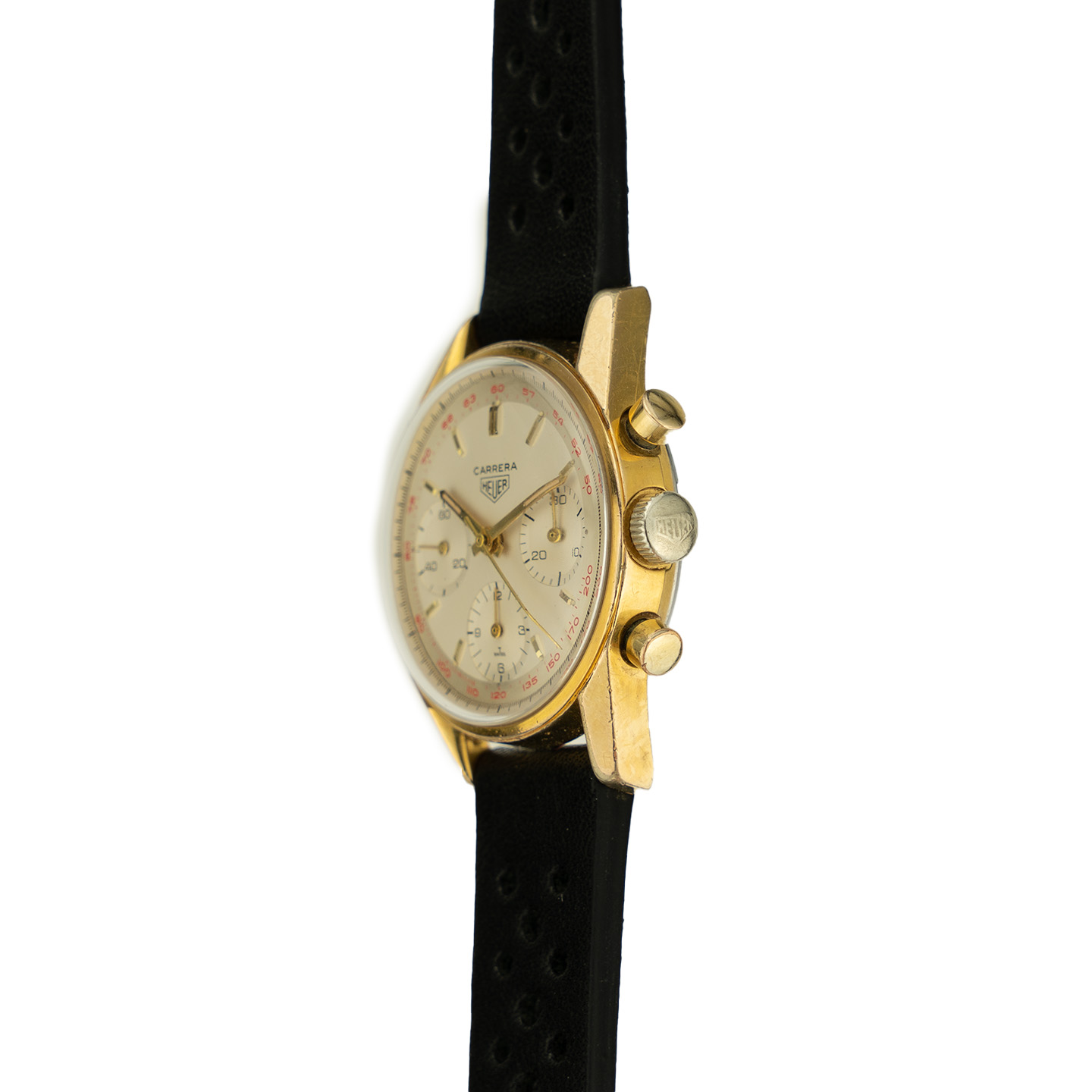 Heuer Carrera 2448T "Red Tachymeter" -1960s- - Image 3