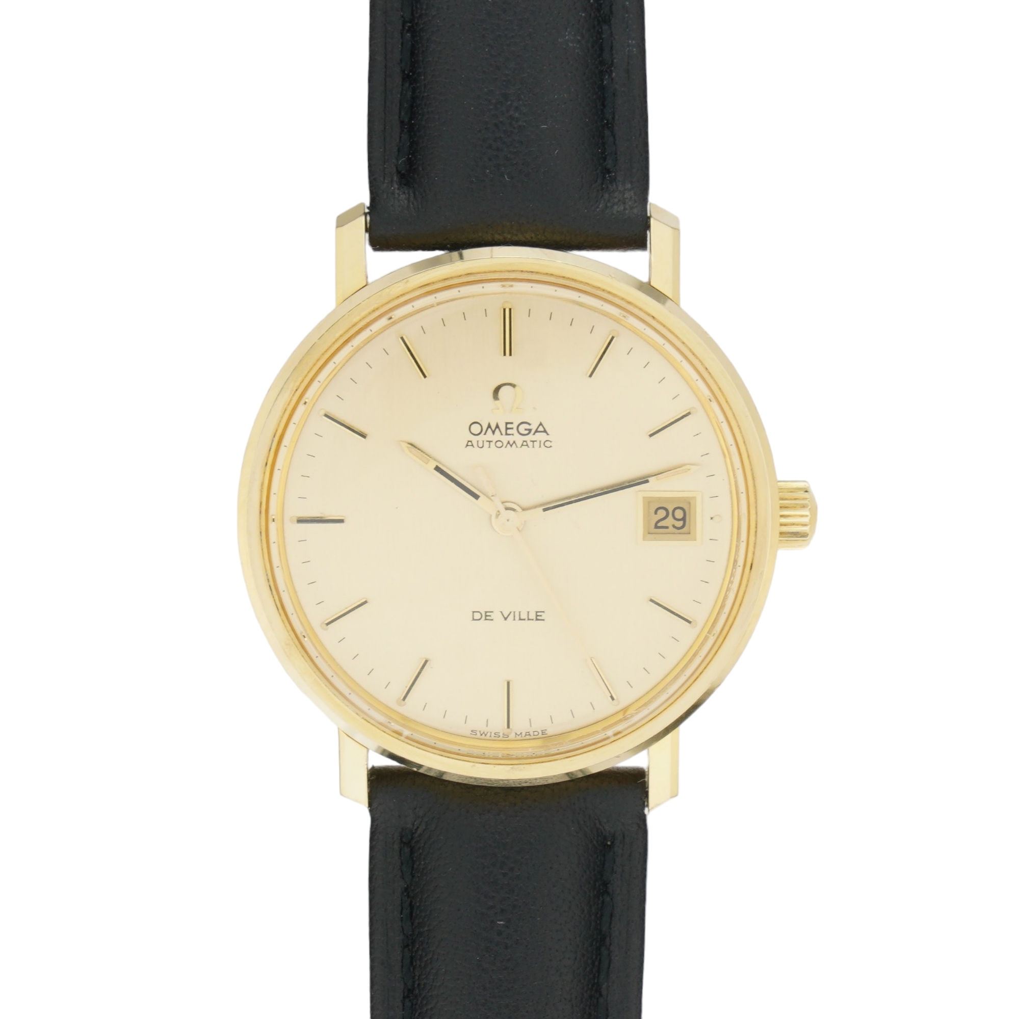1970 Omega De Ville Ref. 166.0086 | 18K Solid Gold| with original Box|