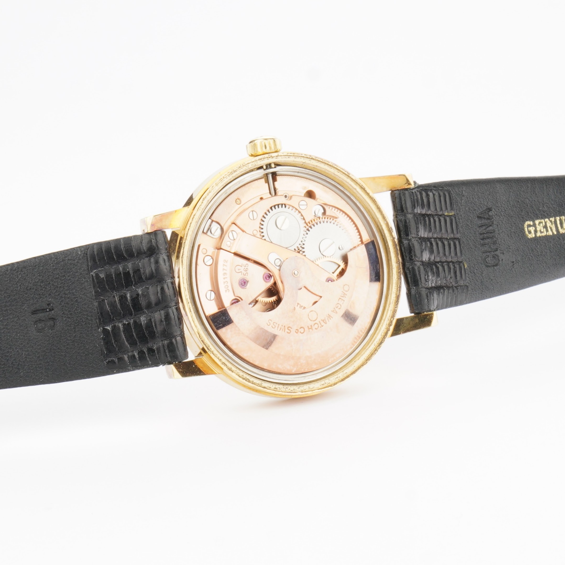 Omega Geneve 166.070 from 1969. in near mint condition. with original buckle and caliber 565 movement. - Image 10