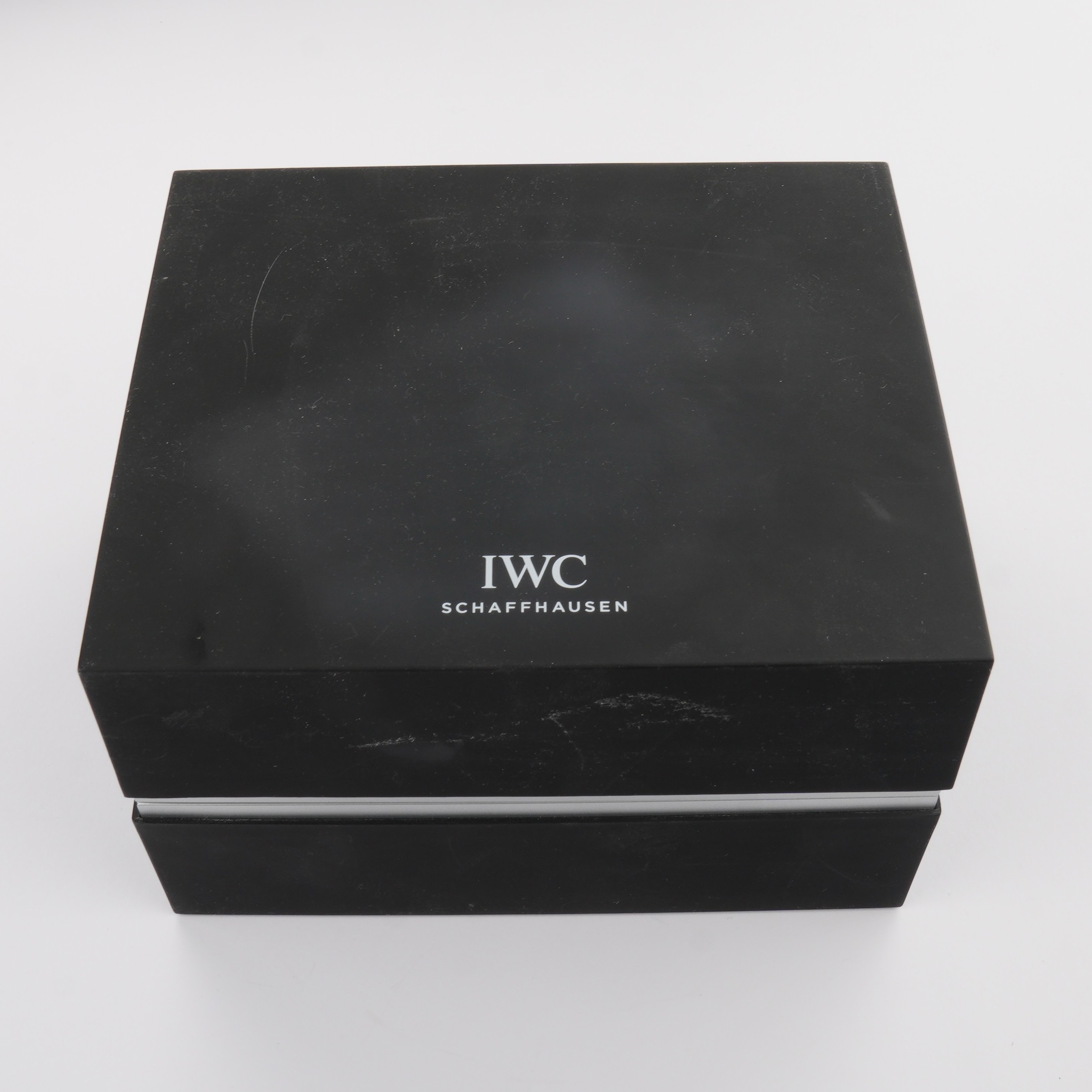 IWC Pilot Chronograph 3706 with steel pyramid bracelet. and IWC service warranty - Image 9
