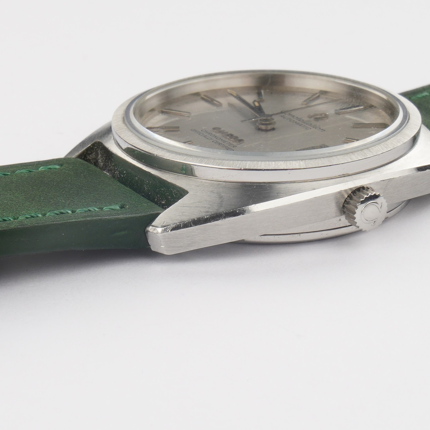 Omega Constellation ref.168.0056 from 1973. C-shape case and silver grey Japan dial. - Image 4