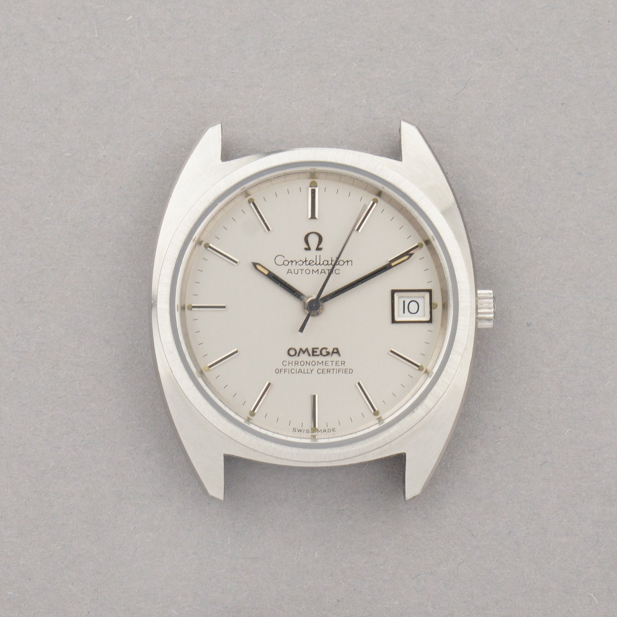 Omega Constellation ref.168.0056 from 1973. C-shape case and silver grey Japan dial. - Image 13