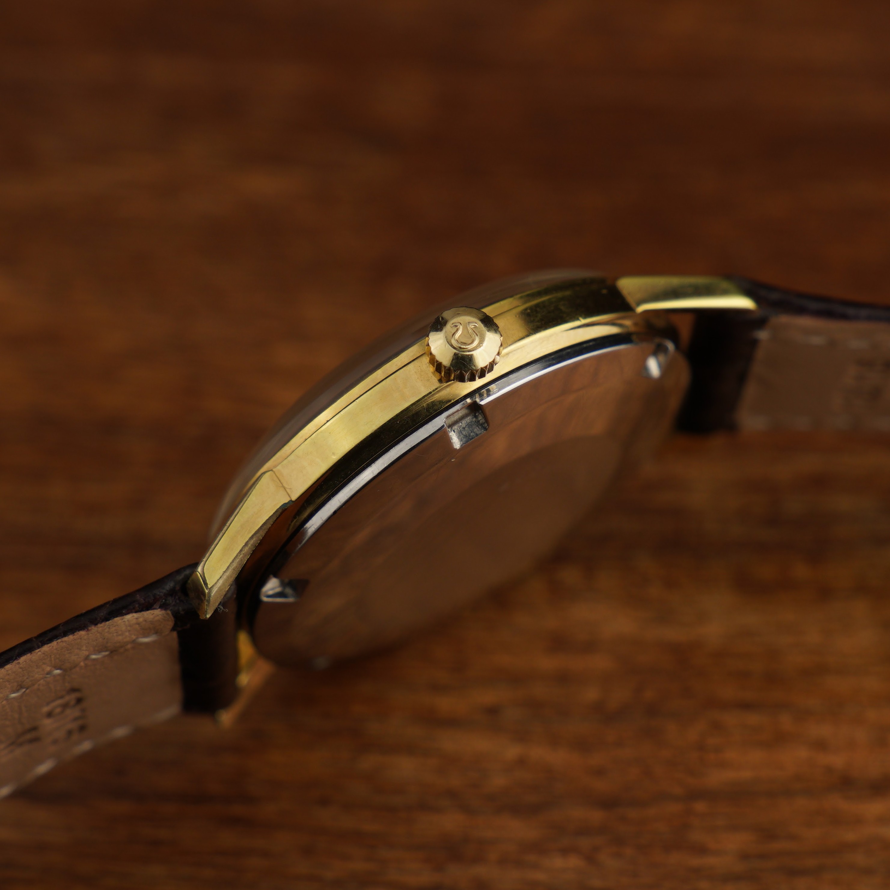 Omega Geneve ref.166.037 from 1968. Goldplated case, silver sunburst dial in mint condition and cal. 565 movevement. - Image 13