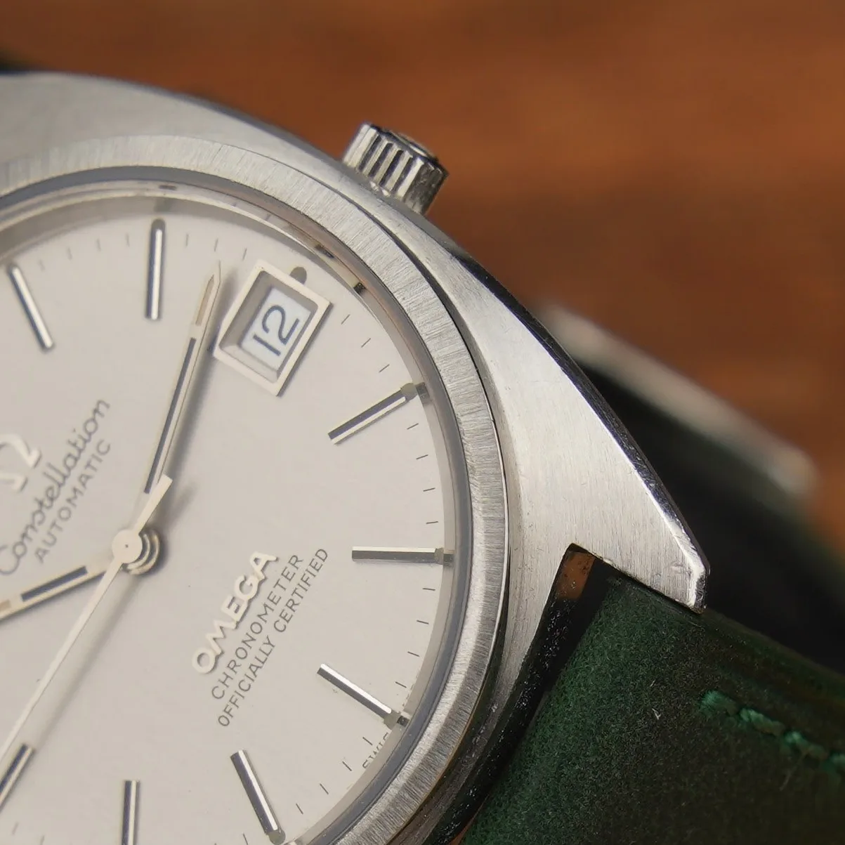 Omega Constellation ref.168.0056 from 1973. C-shape case and silver grey Japan dial. - Image 14