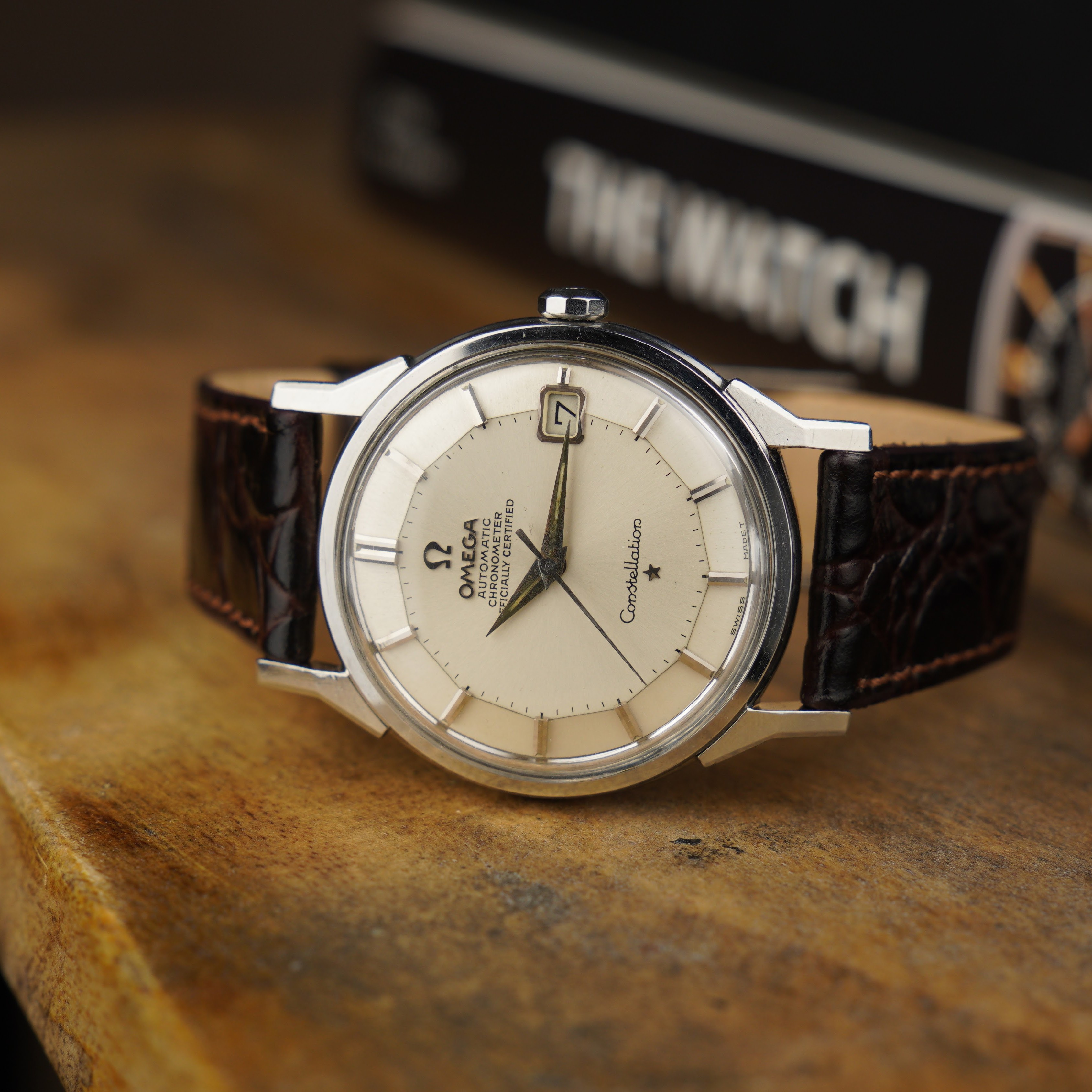 Omega Constellation ref.168.005 from 1966. steel dogleg case, silver pie-pan dial and cal. 561 movevement. - Image 14