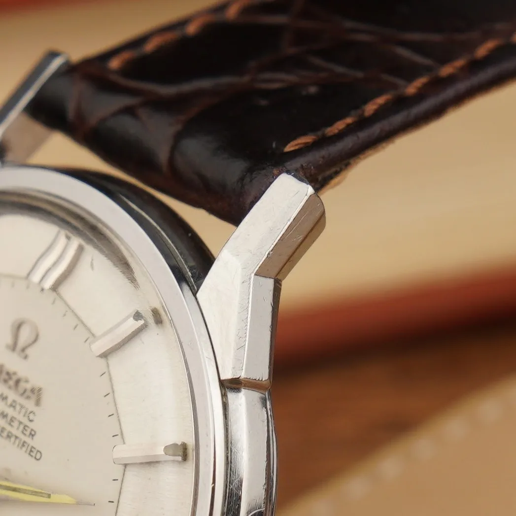 Omega Constellation ref.168.005 from 1966. steel dogleg case, silver pie-pan dial and cal. 561 movevement. - Image 12
