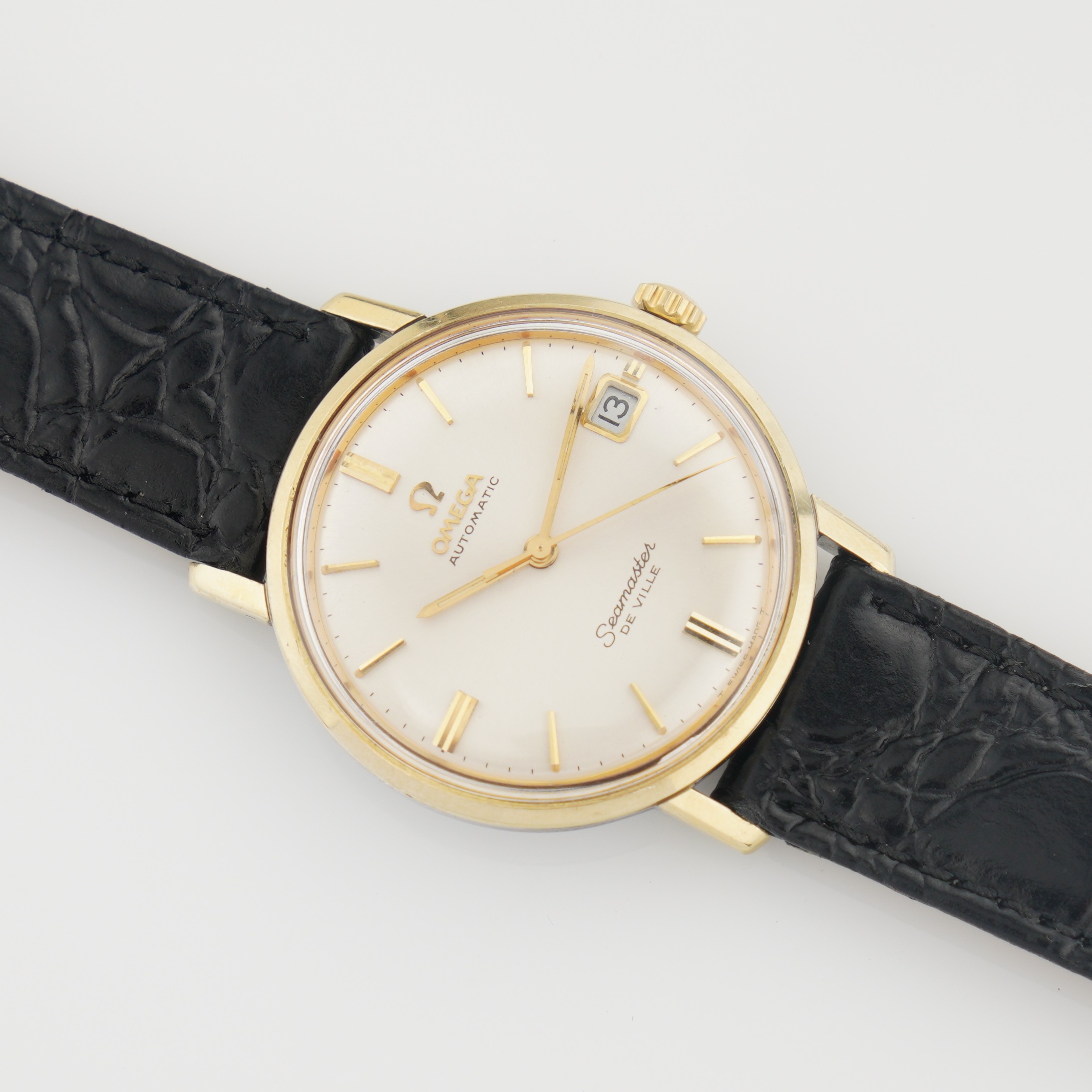 Omega Seamaster De Ville ref 166.020 from 1967. gold/steel case, silver-white dial and serviced cal. 565 movement. - Image 12
