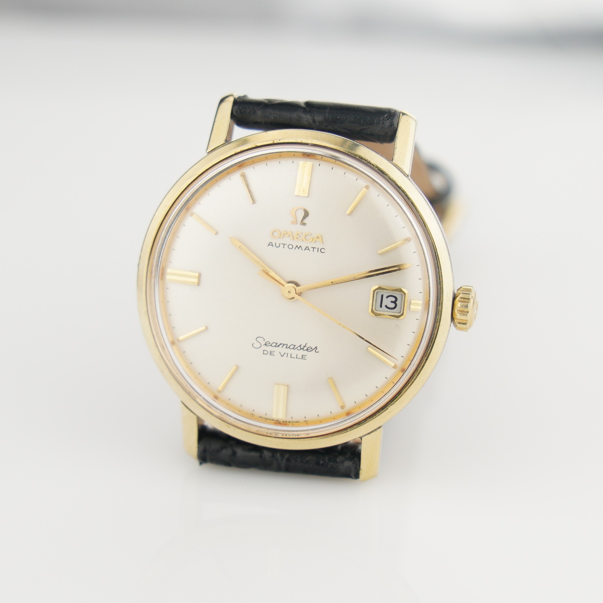 Omega Seamaster De Ville ref 166.020 from 1967. gold/steel case, silver-white dial and serviced cal. 565 movement. - Image 5