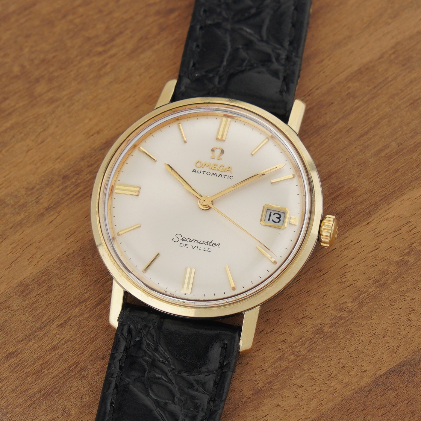Omega Seamaster De Ville ref 166.020 from 1967. gold/steel case, silver-white dial and serviced cal. 565 movement. - Image 2