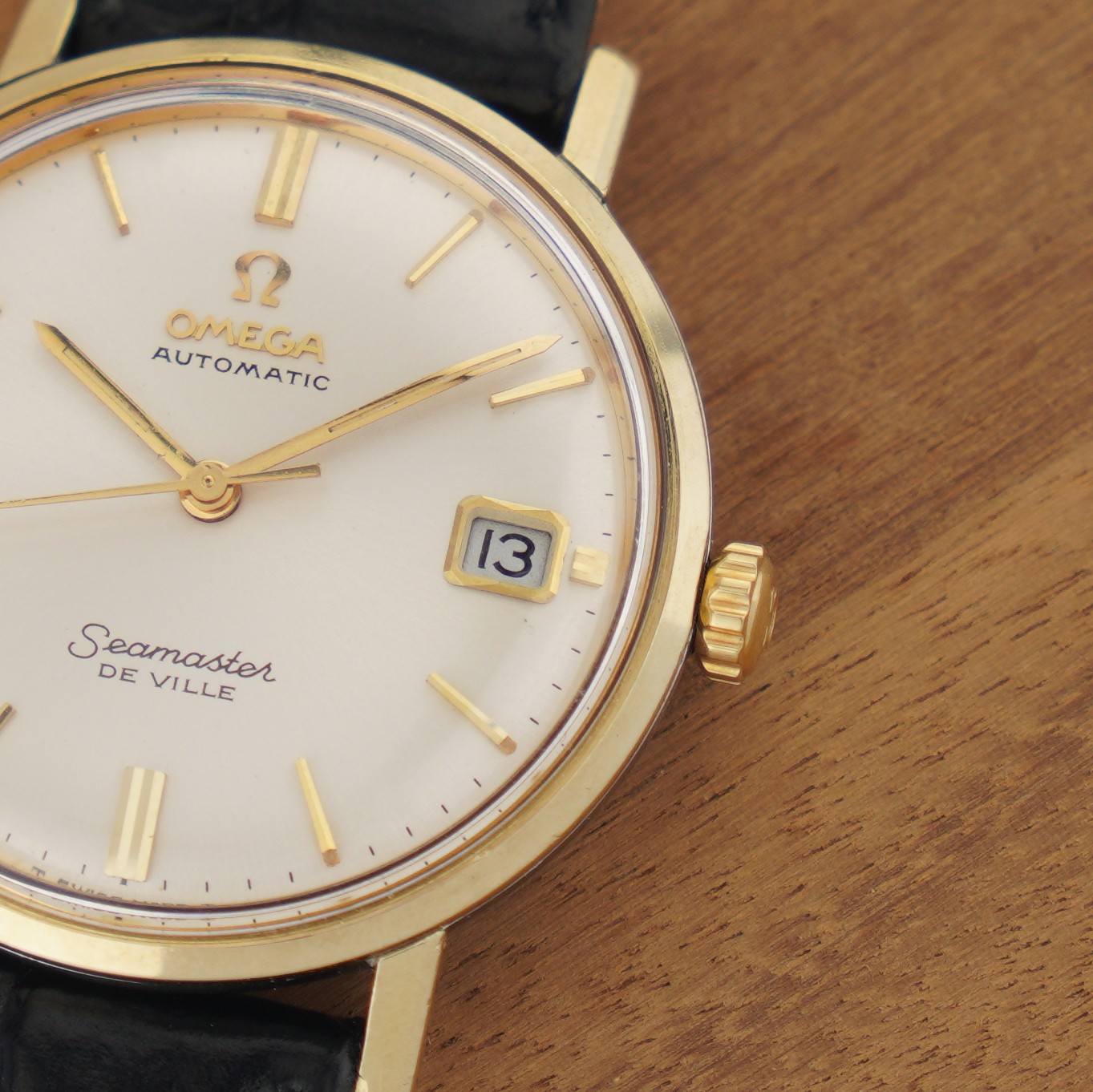 Omega Seamaster De Ville ref 166.020 from 1967. gold/steel case, silver-white dial and serviced cal. 565 movement. - Image 4