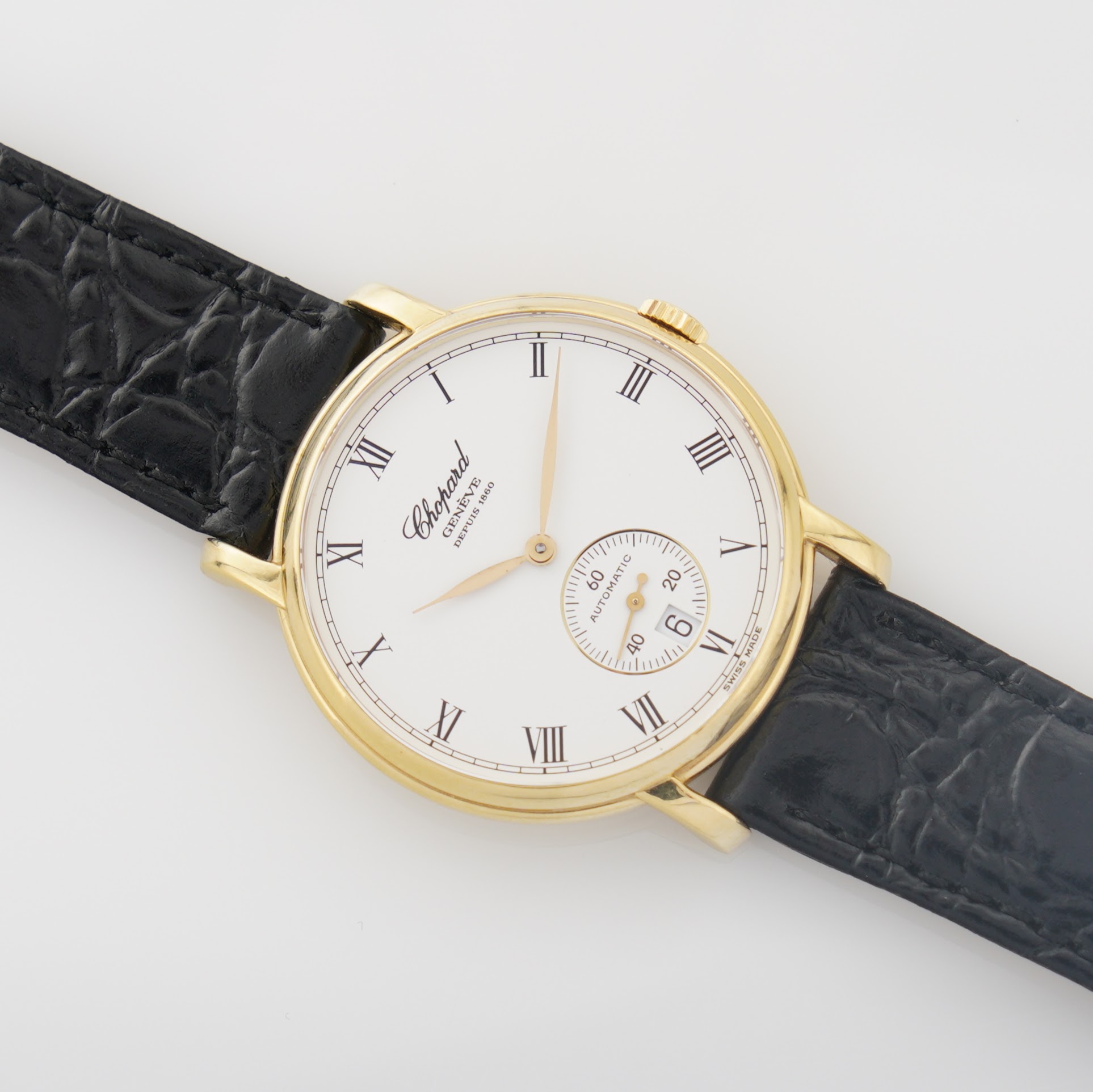Chopard L.U.C. ref. 16/1223 from 2000s, 35,5 mm 18k solid gold case and automatic cal. 1160 movement. - Image 3