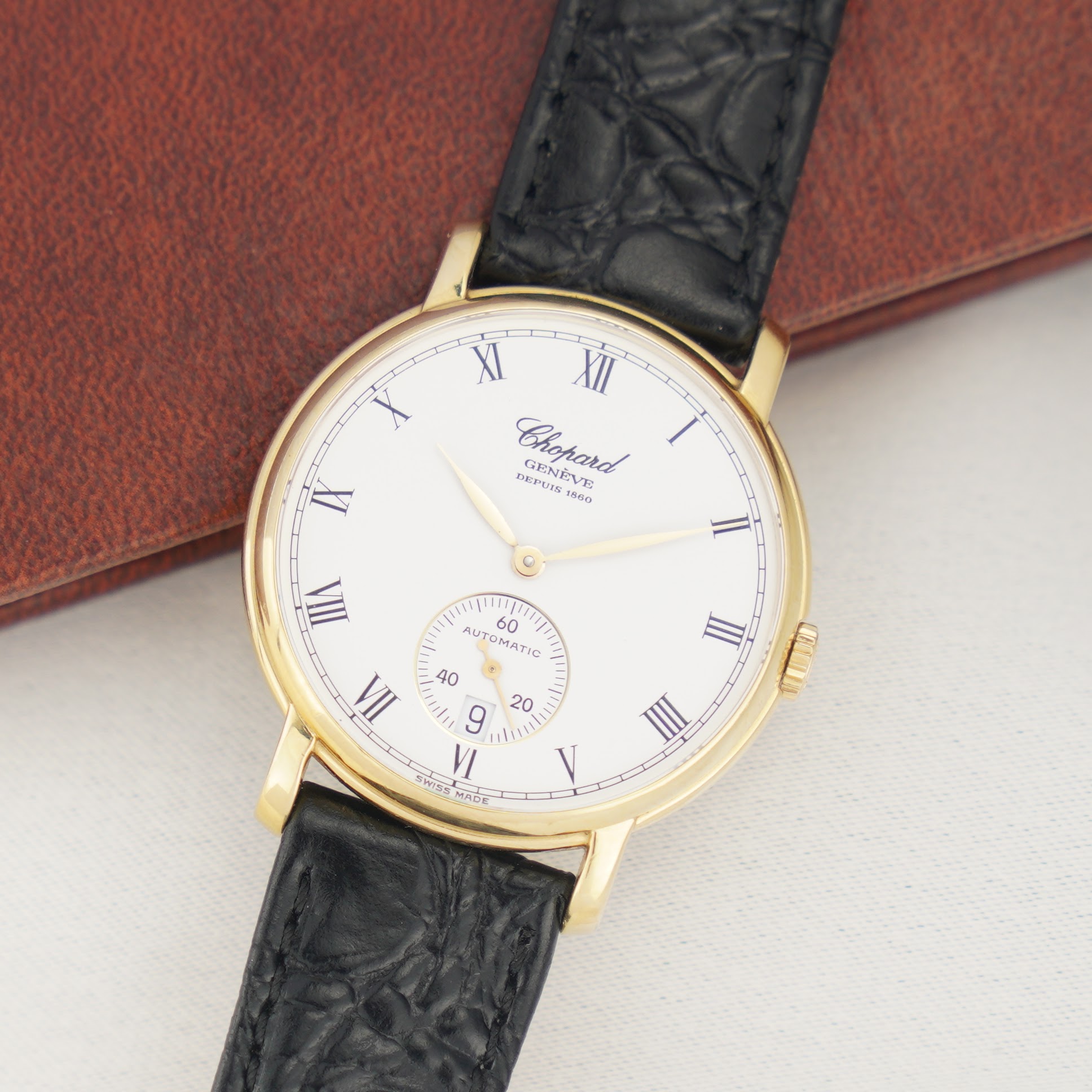 Chopard L.U.C. ref. 16/1223 from 2000s, 35,5 mm 18k solid gold case and automatic cal. 1160 movement. - Image 16