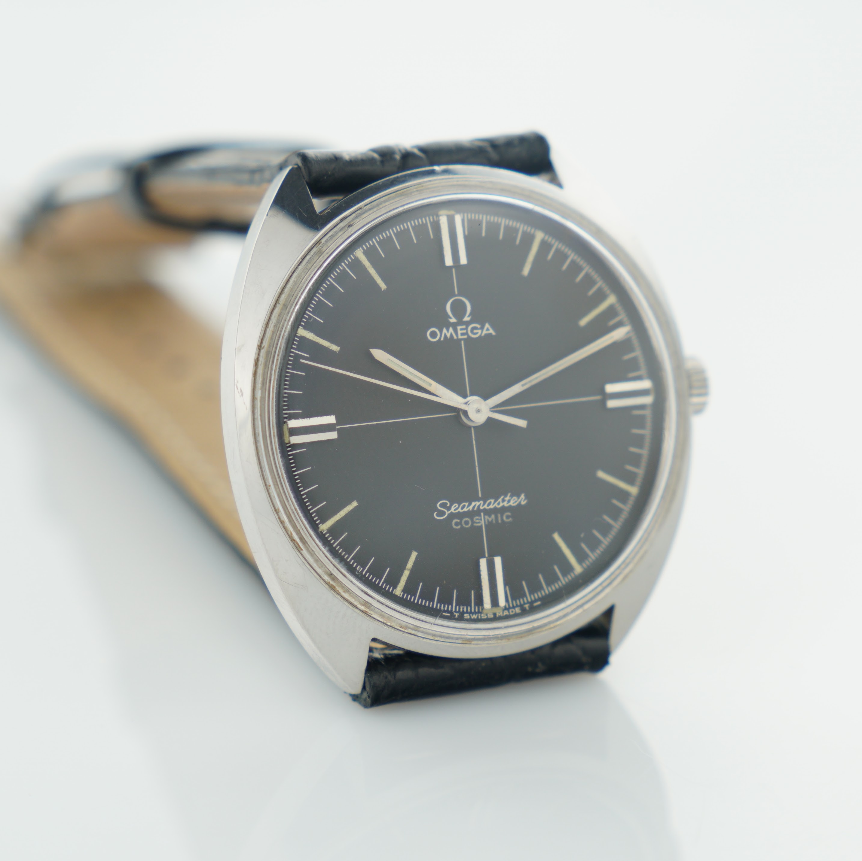 Omega Seamaster Cosmic ref. 135.017 from 1966 with black cross-hair dial and cal. 601 movement. - Image 13