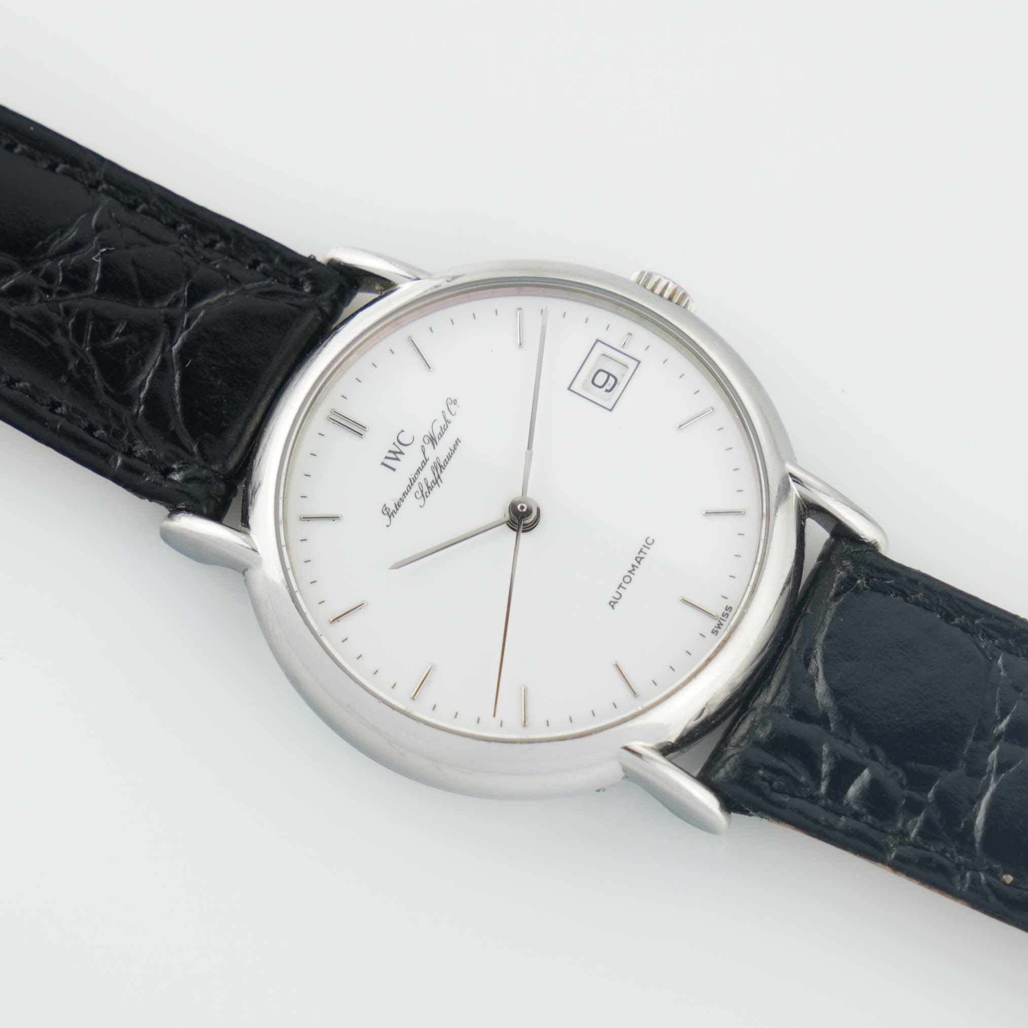 IWC Portofino ref.3513 from the 1990s, 34mm case, white dial and caliber 37521 movement. - Image 6