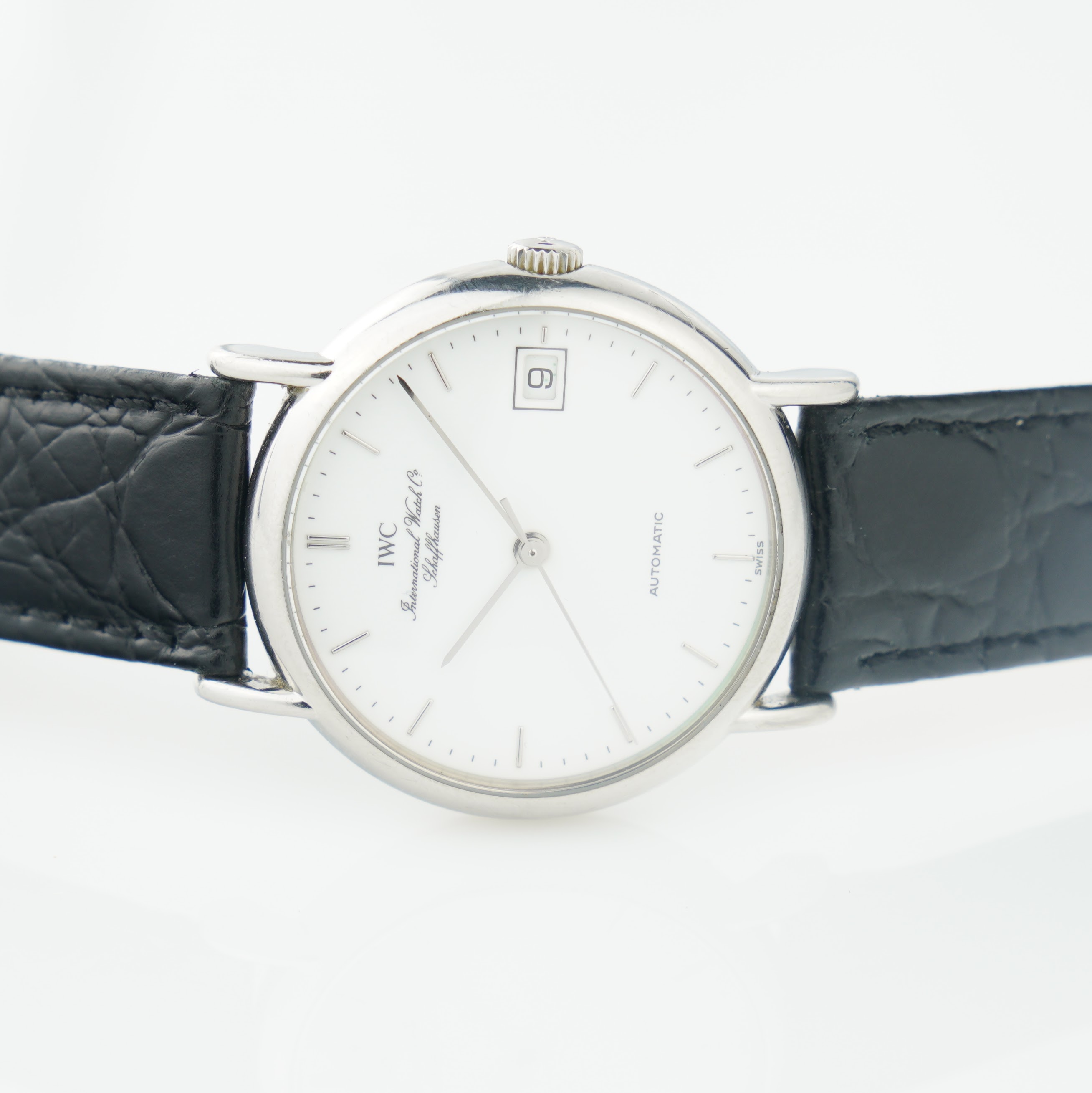 IWC Portofino ref.3513 from the 1990s, 34mm case, white dial and caliber 37521 movement. - Image 10