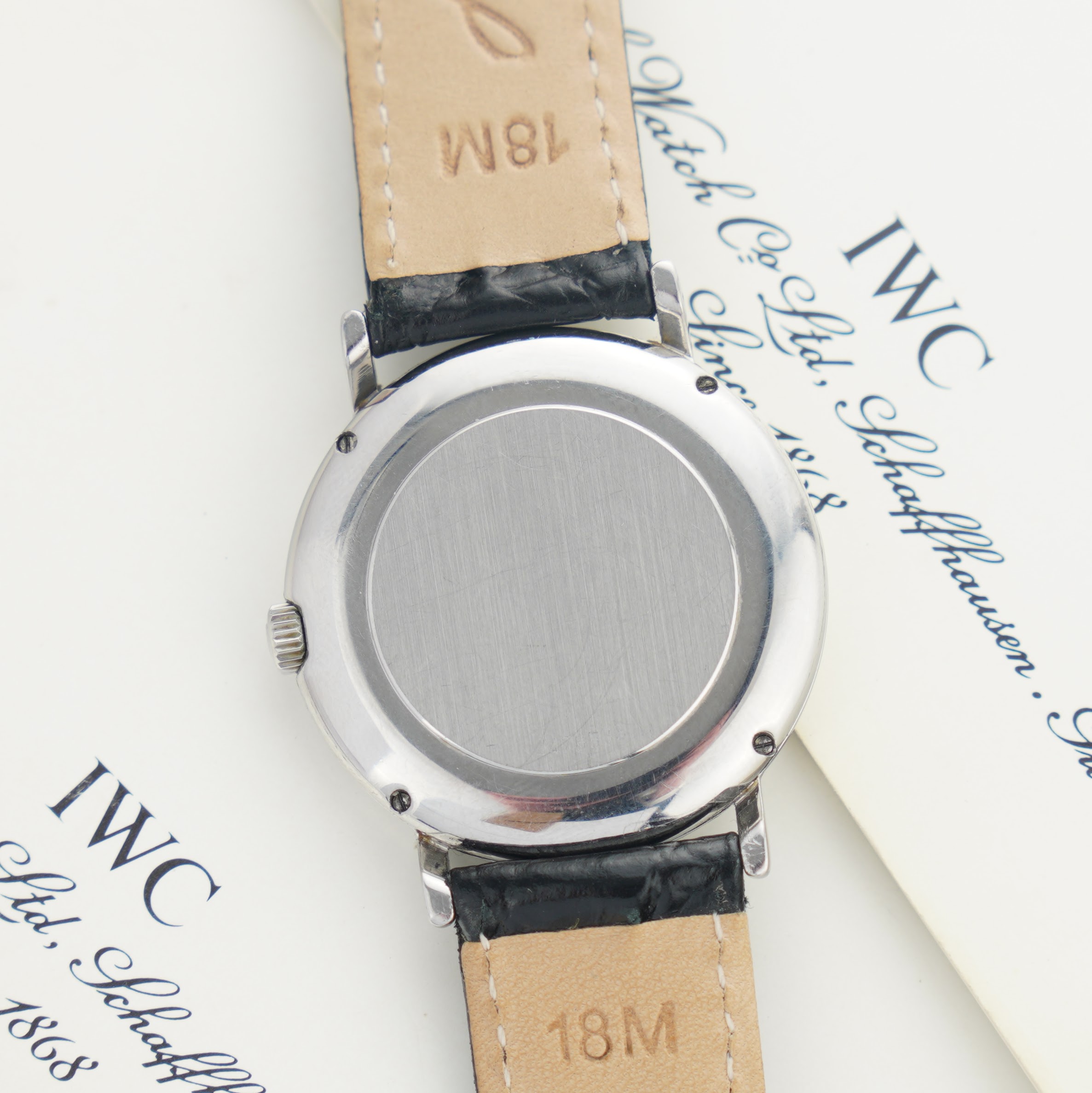 IWC Portofino ref.3513 from the 1990s, 34mm case, white dial and caliber 37521 movement. - Image 4