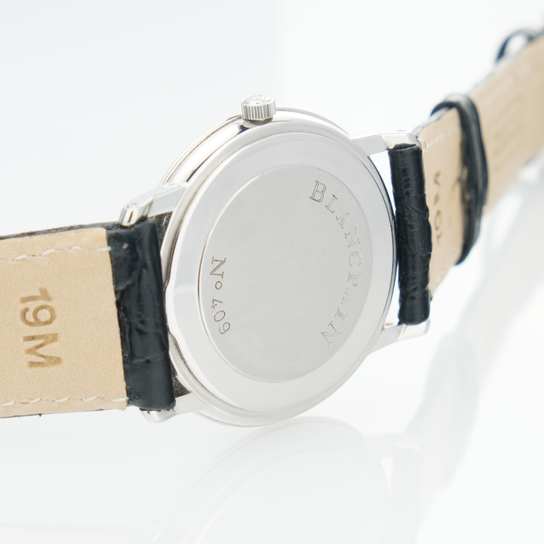 Blancpain Villeret ´ultra slim´ ref. 0021-1127-55 with white dial and caliber 21 movement from the 1990s - Image 15