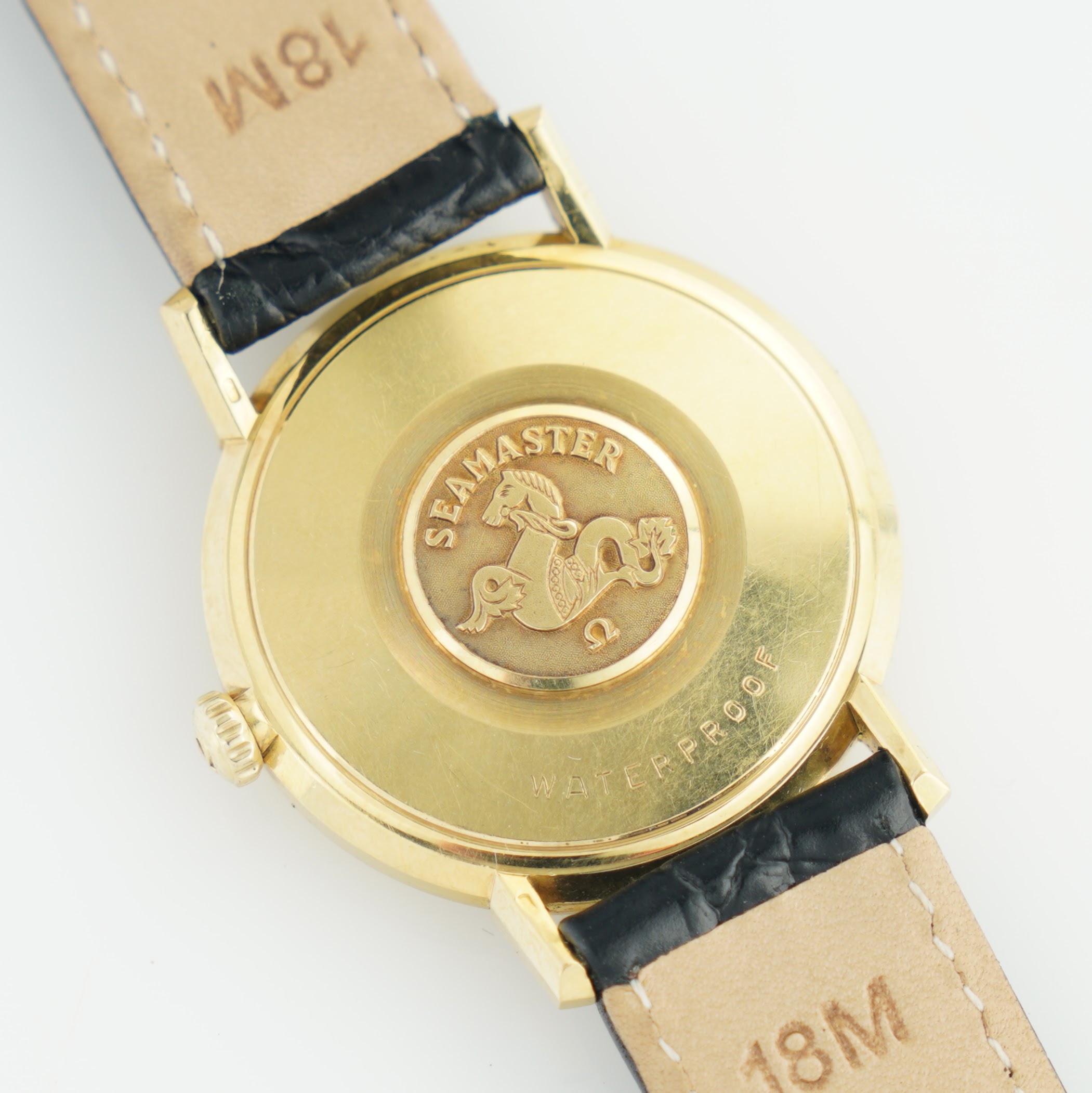 Omega Seamaster De Ville 135.020 from 1964 with 18k solid gold case, silver dial and cal. 600 movement. - Image 7