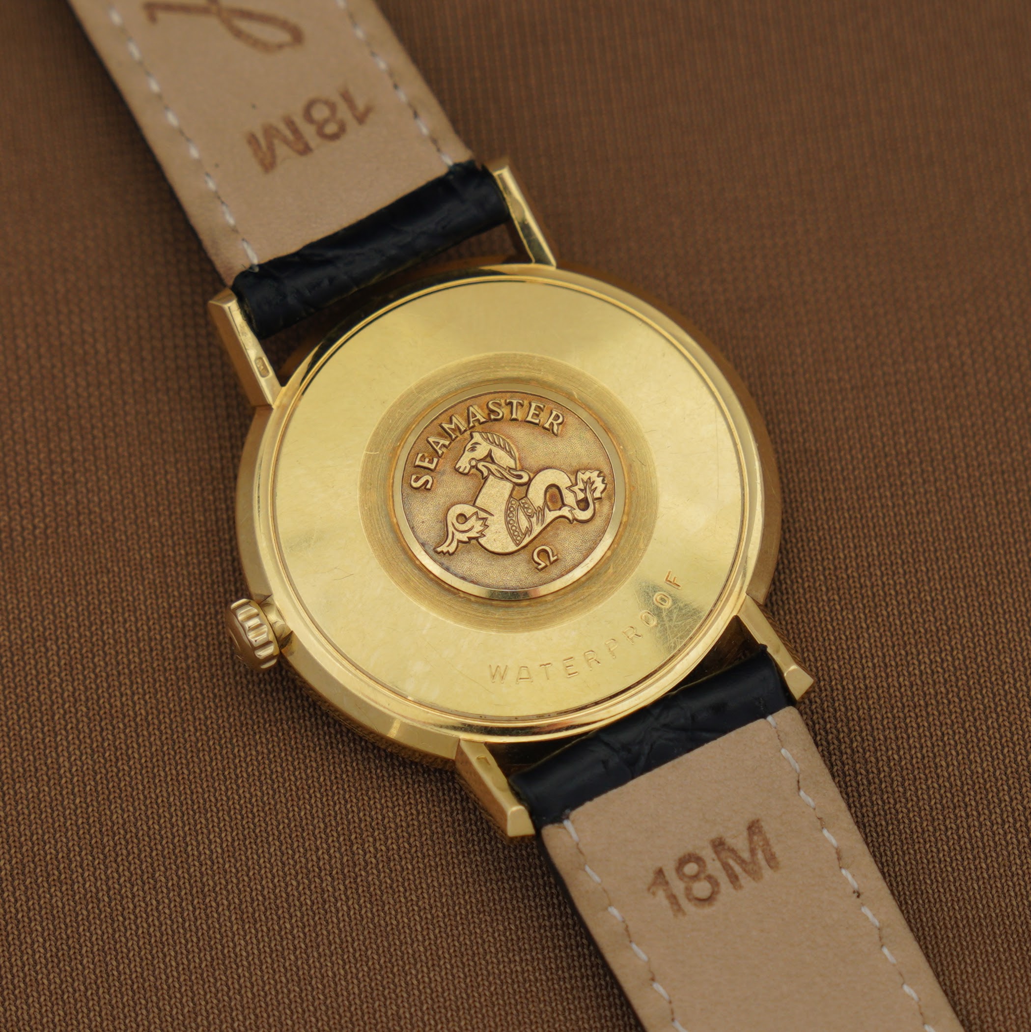 Omega Seamaster De Ville 135.020 from 1964 with 18k solid gold case, silver dial and cal. 600 movement. - Image 3