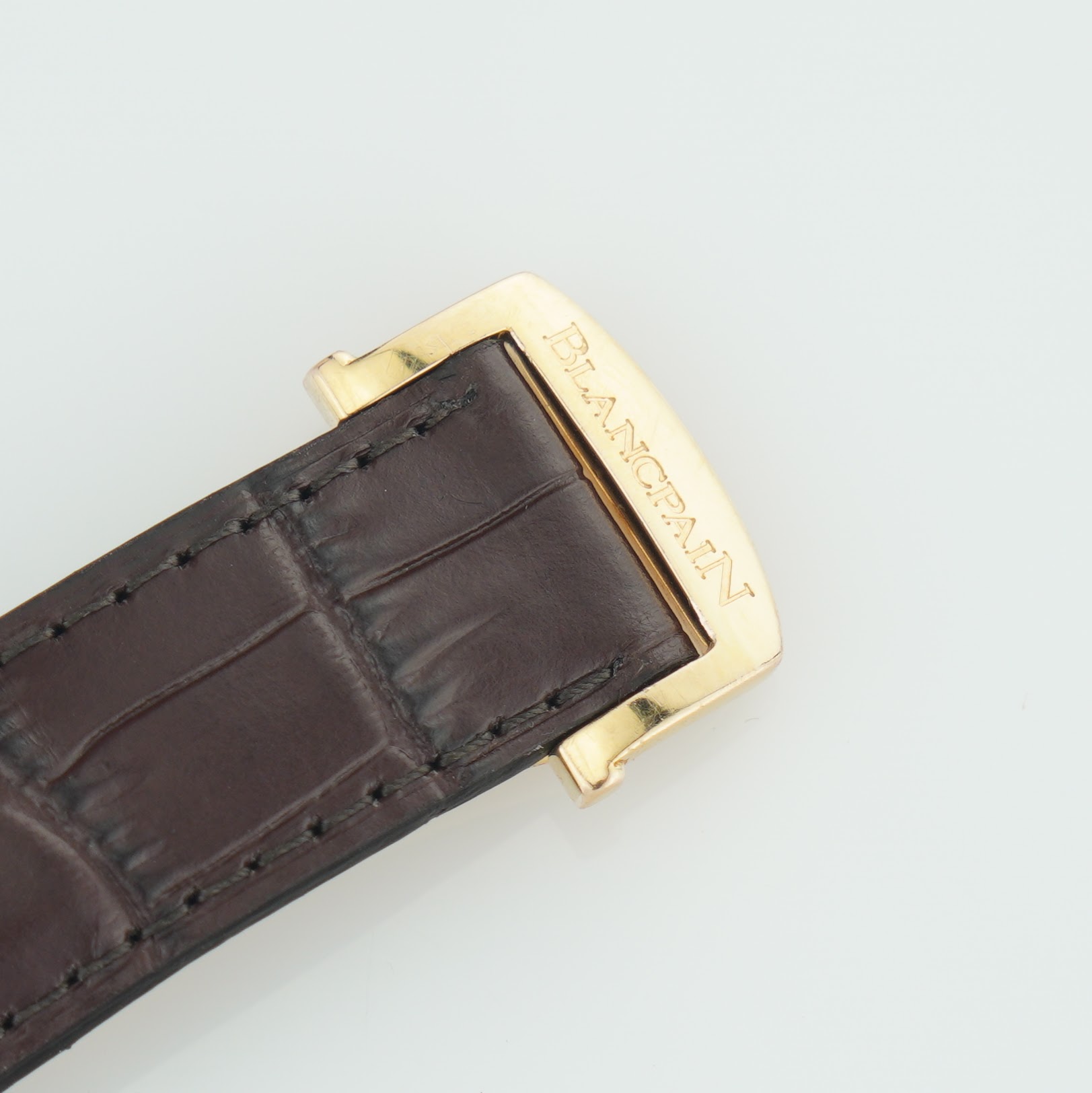 Blancpain Villeret chronograph 4082-3642-55 with 40mm 18k rose gold case from circa 2010. - Image 12