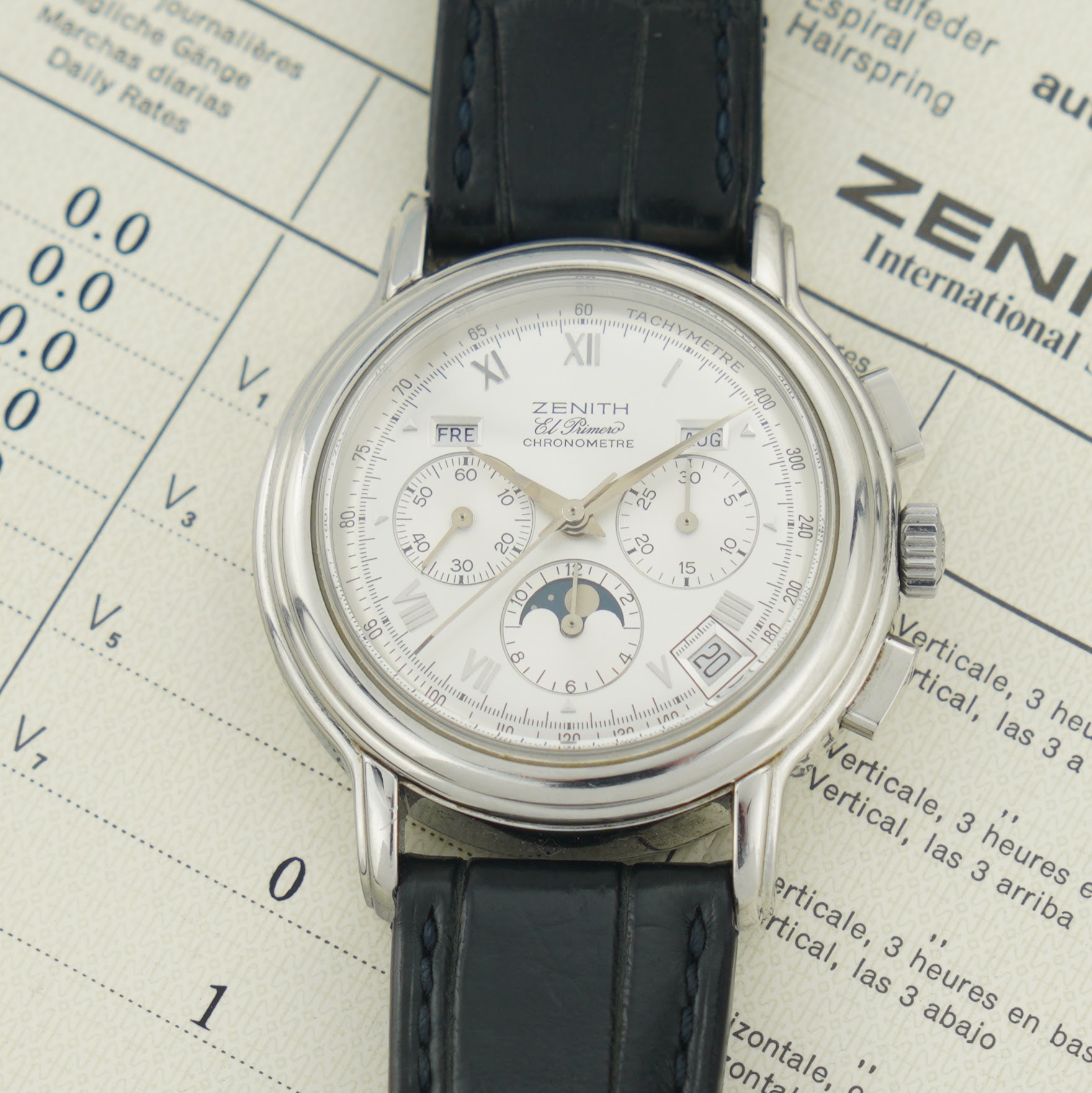 Zenith El Primero Chronomaster 01.0240.410 from 1995 Full-Set