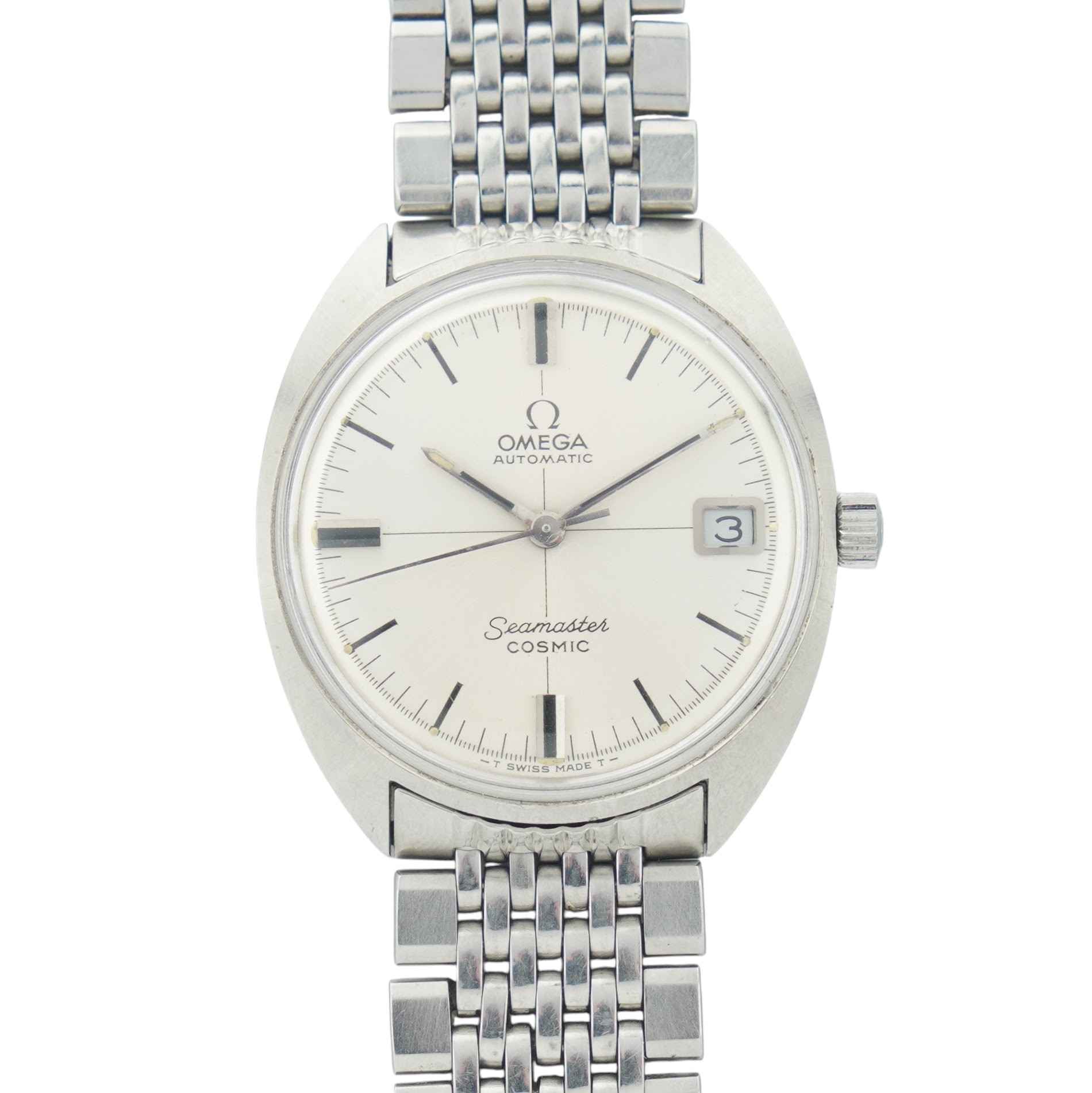 Omega Seamaster Cosmic 166.023 from 1968 with 1037 bracelet and cal.565 movement.